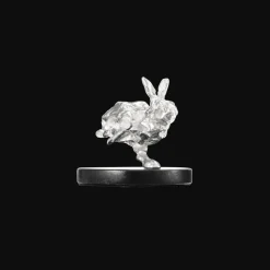 Agile Rabbit in Sterling Silver - Haute Orfèvrerie