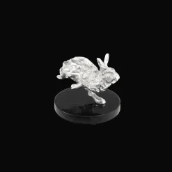 Agile Rabbit in Sterling Silver - Haute Orfèvrerie