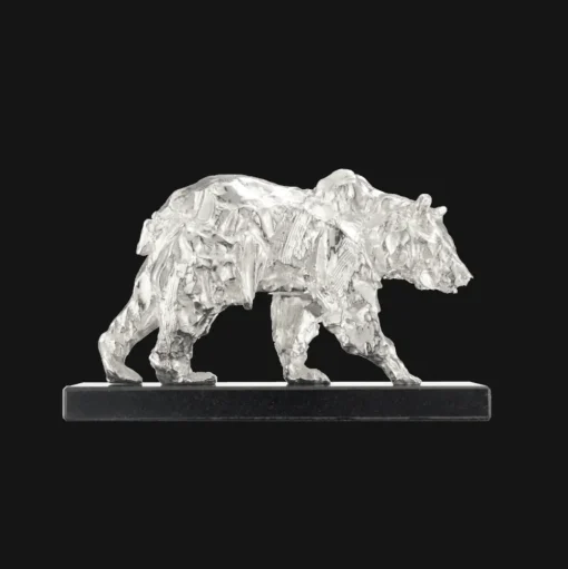 Bear small version in Sterling Silver - Haute Orfèvrerie