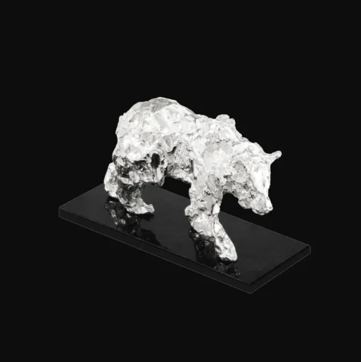 Bear small version in Sterling Silver - Haute Orfèvrerie