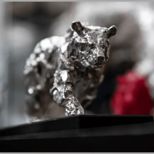 Bear small version in Sterling Silver - Haute Orfèvrerie