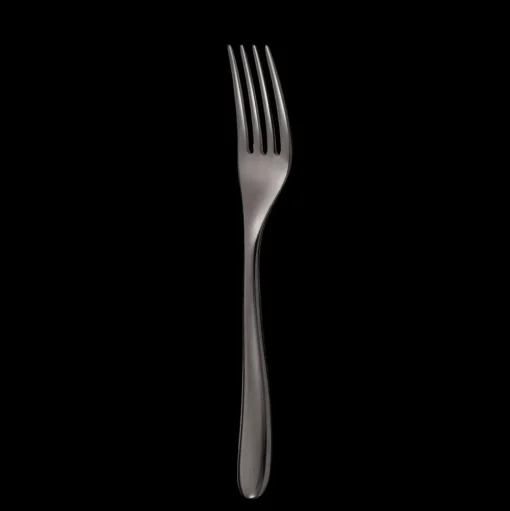 Black Stainless Steel Table Fork