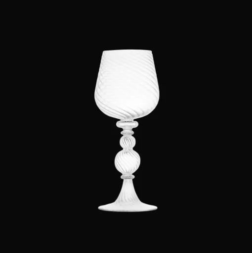 Blown Glass Red Wine Glass Set