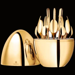 24-Carat 24-Piece Gold Flatware Set