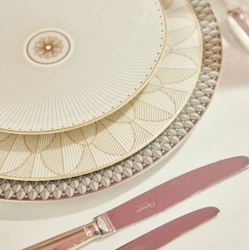 Dessert Plate Porcelain Gold