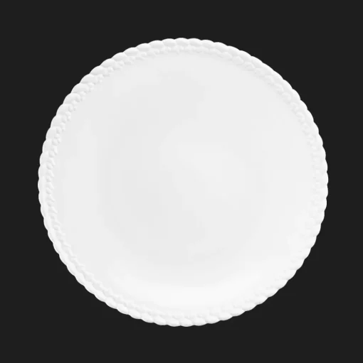 Dinner plate Babylone Porcelain