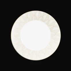 Dinner Porcelain Plate Gold Finish