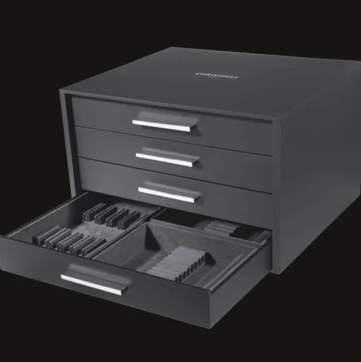 Flatware set for 12 people (110 pieces) with chest