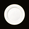 Gilded Porcelain Dessert Plate