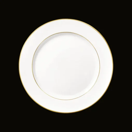 Gilded Porcelain Dessert Plate