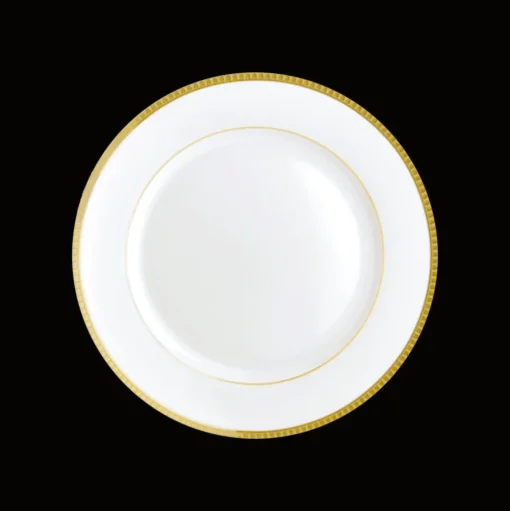 Gilded Porcelain Dessert Plate