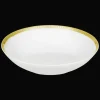 Gilded Porcelain Soup Cereal Bowl