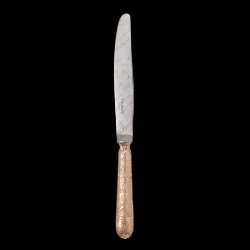 Gilded Rose Gold Dinner Knife
