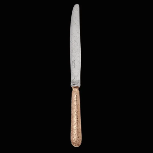 Gilded Rose Gold Dinner Knife