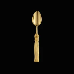 Gilded Silver-Plated Coffee Spoon Set
