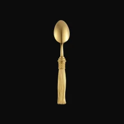 Gilded Silver-Plated Coffee Spoon Set