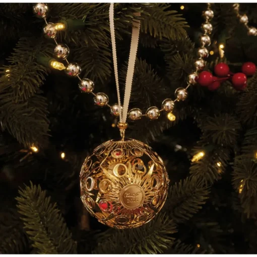 Gold Gilded Silver-Plated Ornament - 2023