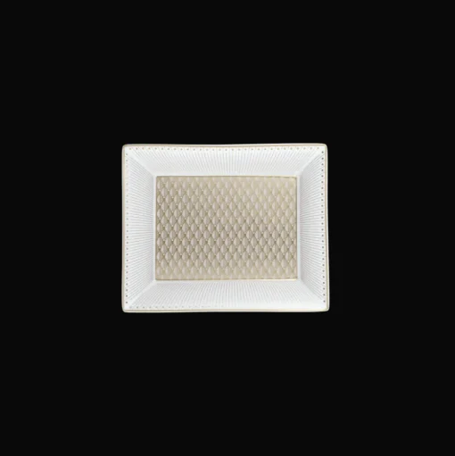 Gold Porcelain Trinket Tray Gift Box