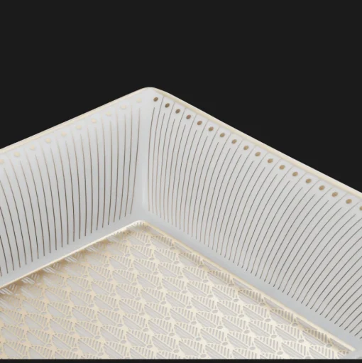 Gold Porcelain Trinket Tray Gift Box