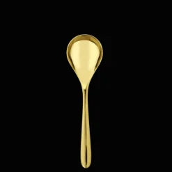 Gold Stainless Steel Cream Soup Spoon
