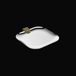 Imperial Green Stainless Steel Trinket Tray - 6 x 6 in