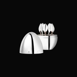 LONDON - Silver-Plated 6-Piece Espresso Spoon Set