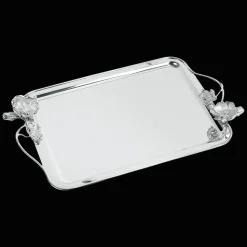 Medium Silver-Plated Rectangular Tray 17 x 12 in
