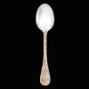 Partially Gilded Rose Gold Table Spoon