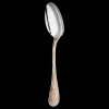 Partially Gilded Silver Plated Table Spoon