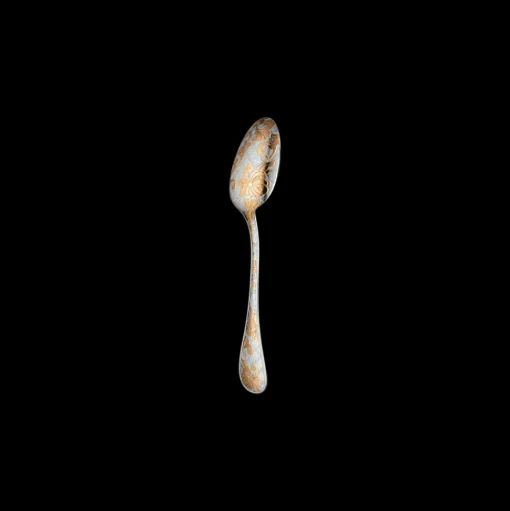 Partially Gilded Silver Plated After Dinner Teaspoon