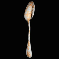 Partially Gilded Silver Plated Table Spoon