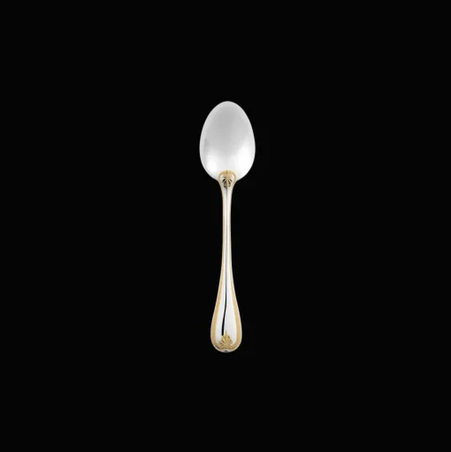 Partially Gilded Silver plated Dessert spoon