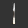 Partially Gilded Silver-plated Dinner Fork