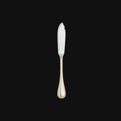 Partially Gilded Silver-plated Fish knife