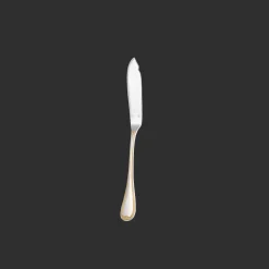 Partially Gilded Silver-plated Fish knife