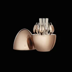 24-Piece Rose Gold Flatware Set for 6 people