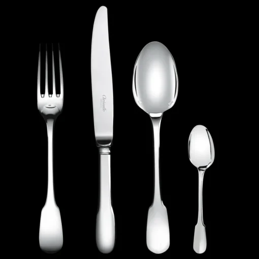 48 Piece Silver-Plated Flatware Set with Storage Box