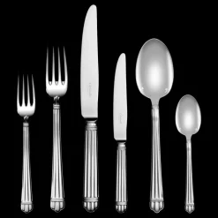 36-Piece Silver-Plated Flatware Set with Storage Box
