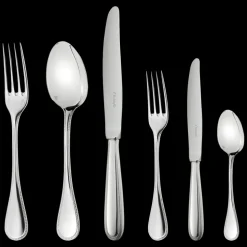 36-Piece Silver-Plated Flatware Set with Storage Box