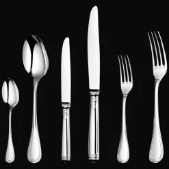 36-Piece Silver-Plated Flatware Set with Storage Box