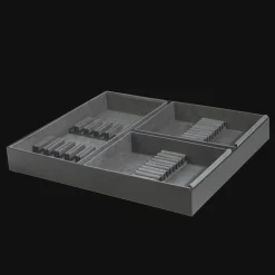 24-Piece Silver-Plated Flatware Set with Storage Box