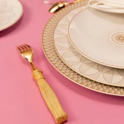 4-piece Silver-plated Gilded Individual place settings