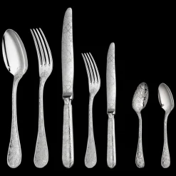 36-Piece Sterling Silver Flatware Set with Storage Box