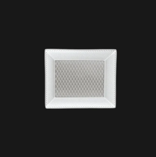 Platinum Porcelain Trinket Tray Gift Box