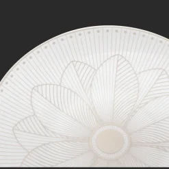 Porcelain Bread Plate Platinum Finish