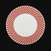 Porcelain Dessert plate - Red