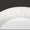 Porcelain Dinner plate Platinum Finish
