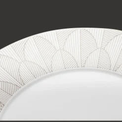 Porcelain Dinner plate Platinum Finish