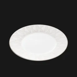 Porcelain Dinner plate Platinum Finish
