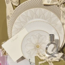 Porcelain Dinner plate Platinum Finish